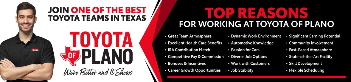 Join the fastest growing Toyota team in Texas